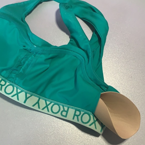 Roxy Spirit Sports Bra S/34 Mesh Sweetheart Pinch Front Racerback. New - Picture 10 of 11